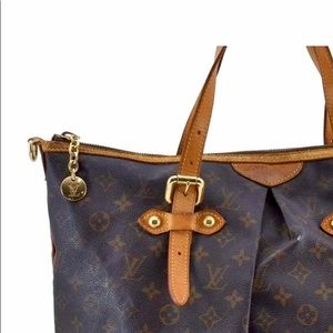 Authentic Louis Vuitton Monogram Palermo GM Shoulder Tote Bag M40146 LV G5332